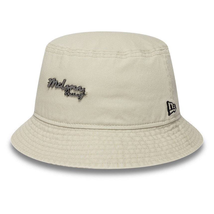 Cappello bucket McLaren x Reiss, affusolato, New Era, bianco