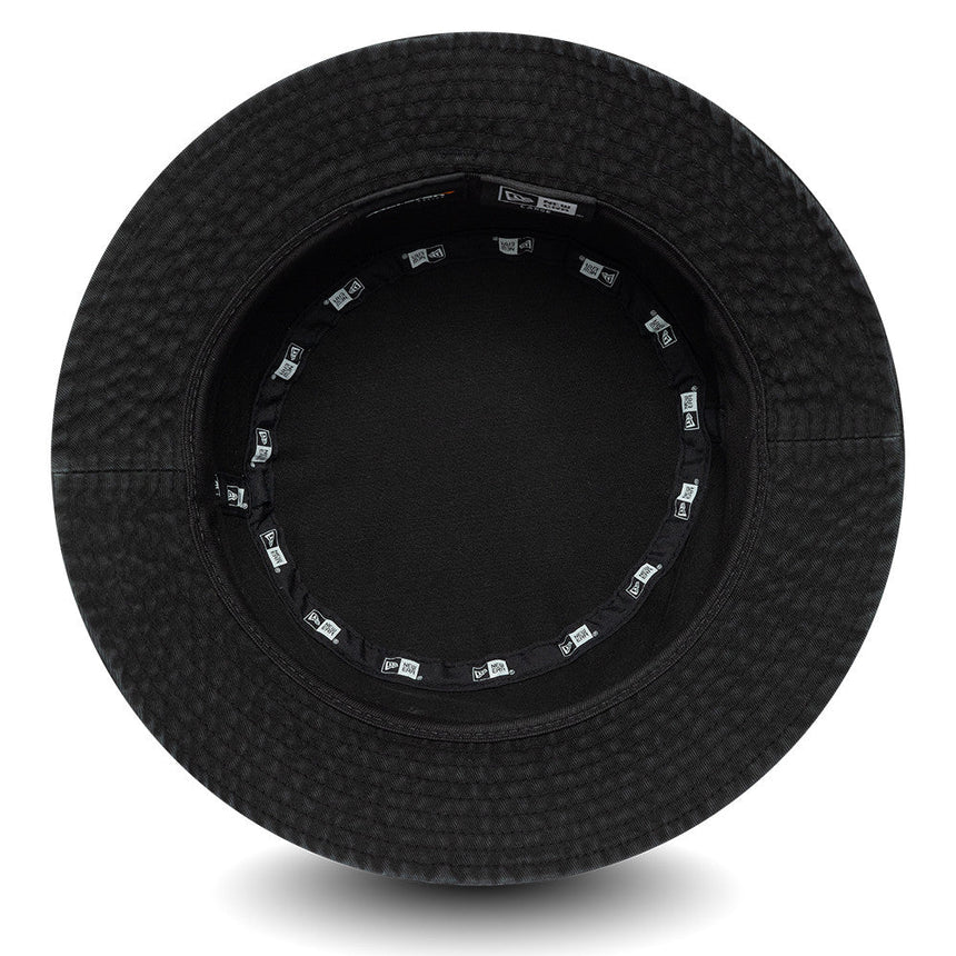 Cappello bucket McLaren x Reiss, a taglio affusolato, New Era, nero