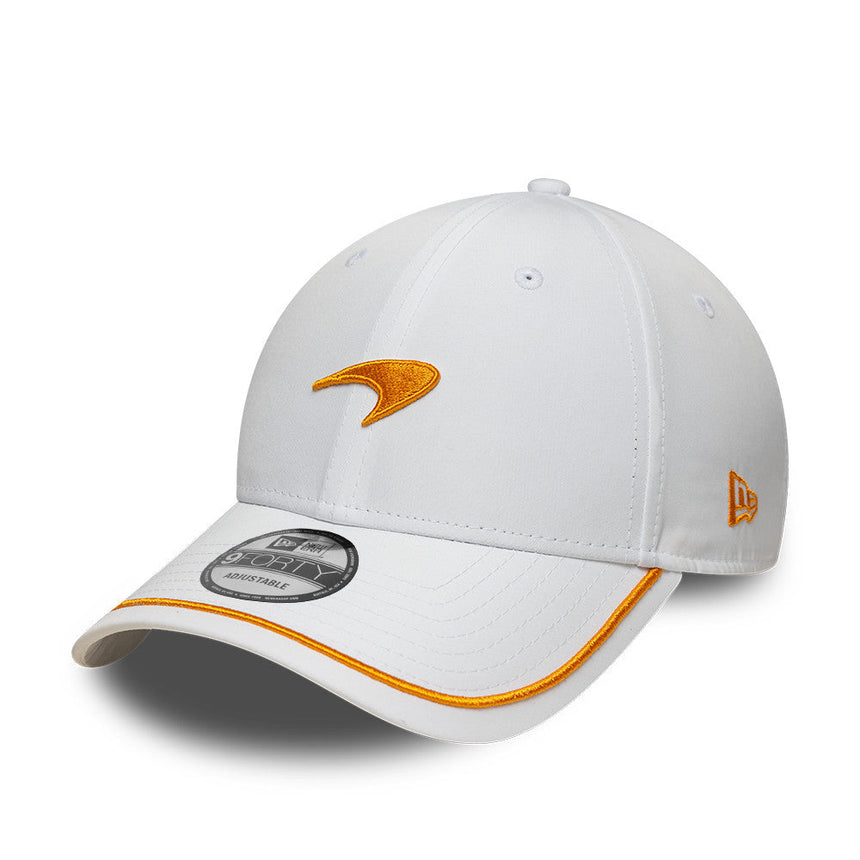 Cappellino McLaren stagionale, New Era 9FORTY, bianco