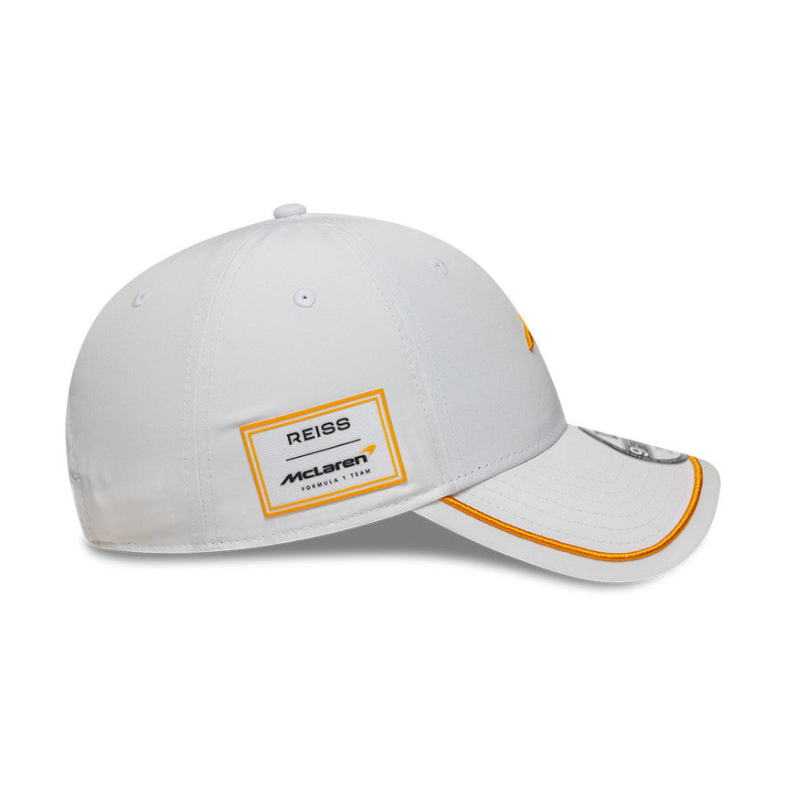 Cappellino McLaren stagionale, New Era 9FORTY, bianco