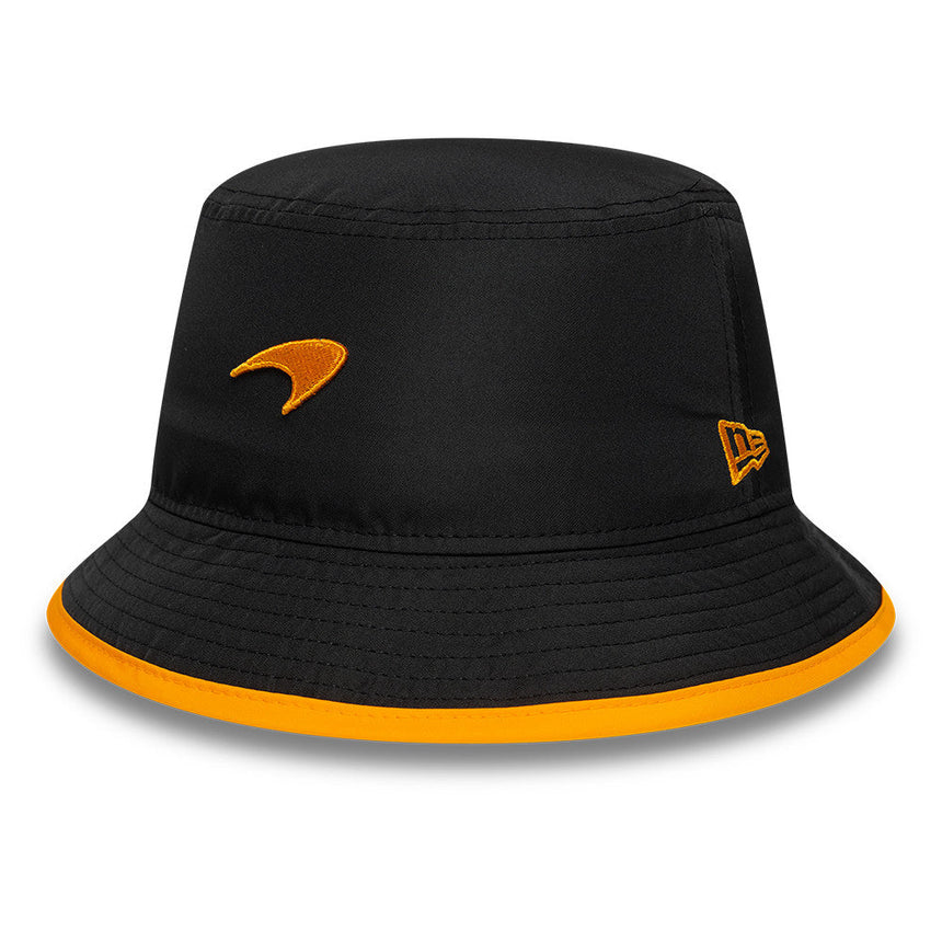 McLaren x Reiss cappello bucket, stagionale, a taglio affusolato, New Era, 9FORTY, nero