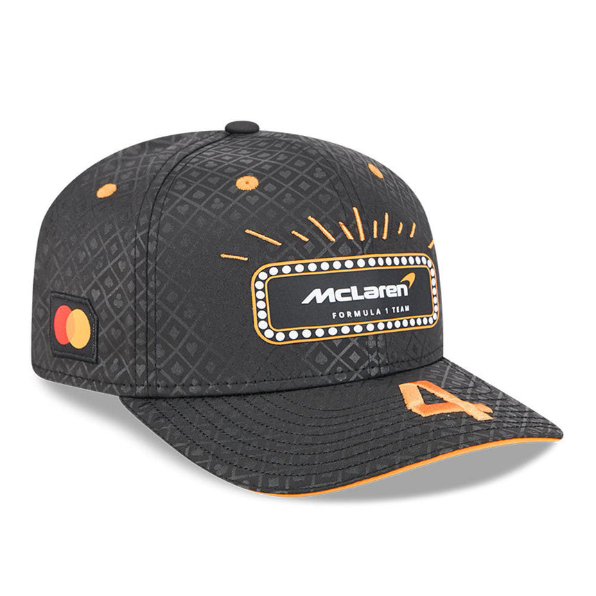 Cappellino McLaren, edizione speciale Las Vegas, Lando Norris, New Era, 9SEVENTY, nero