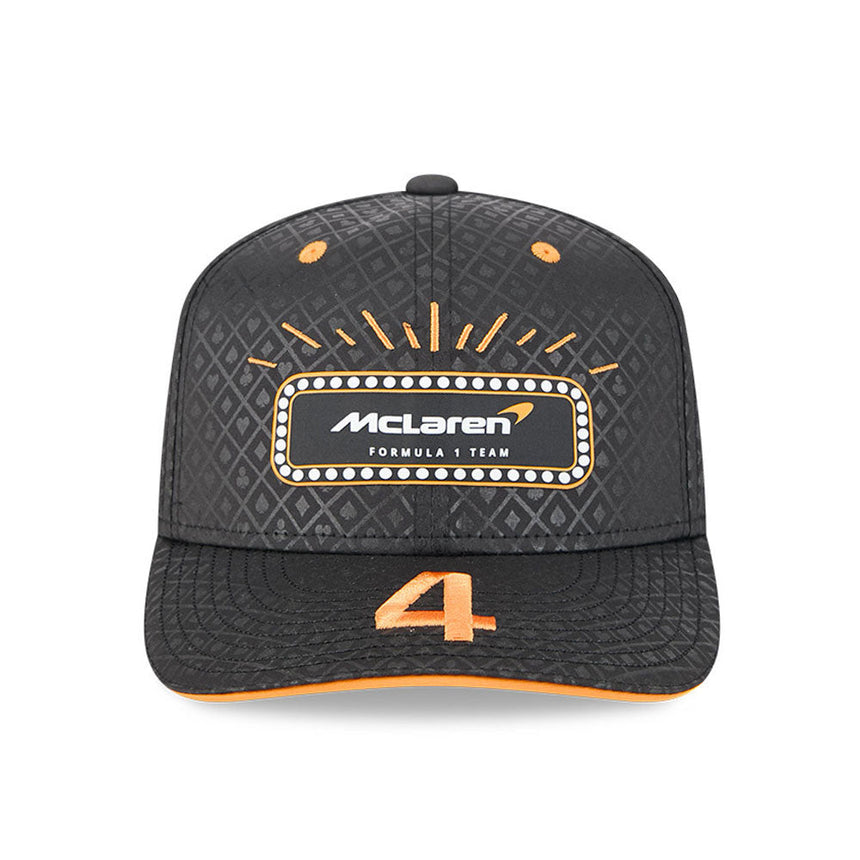 Cappellino McLaren, edizione speciale Las Vegas, Lando Norris, New Era, 9SEVENTY, nero