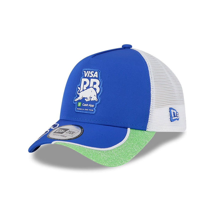 Cappellino Visa RB, trucker, edizione speciale Las Vegas, Isack Hadjar, New Era, 9FORTY, blu