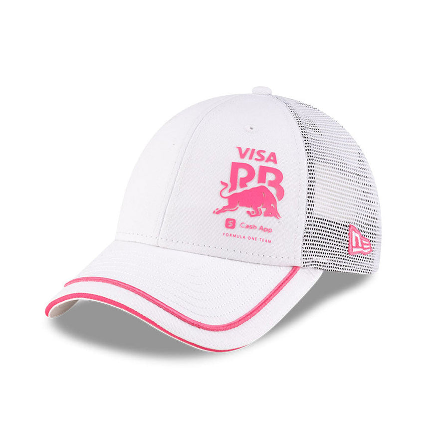 Cappellino Visa RB trucker, edizione speciale Miami, New Era, 9FORTY, bianco