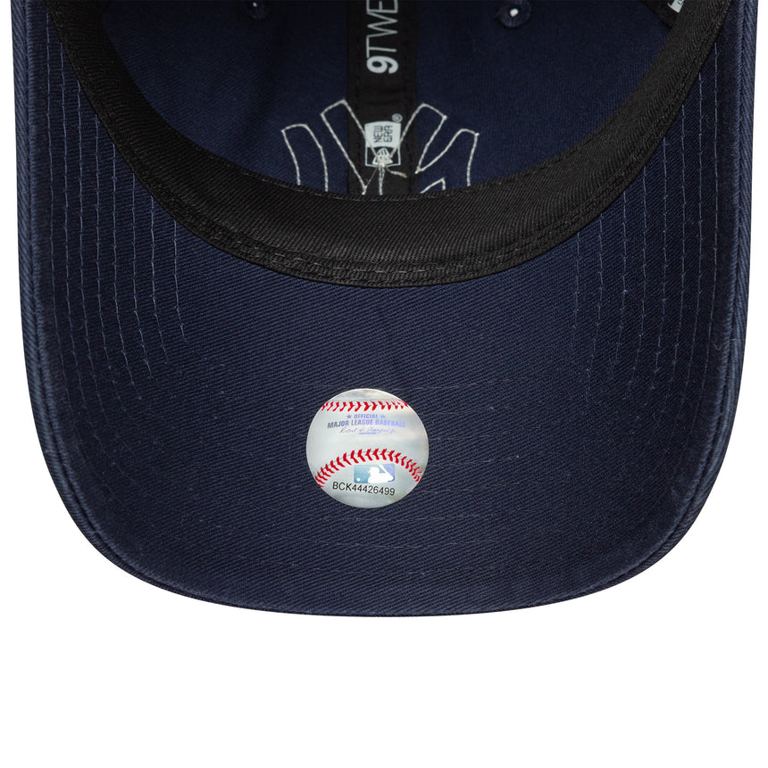 Cappellino da donna New York Yankees, in bouclé, New Era, 9TWENTY, blu