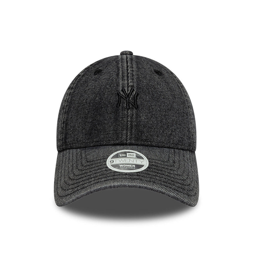 Cappellino New York Yankees, denim, 9TWENTY, nero