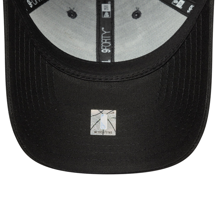 Cappellino Chicago Bulls, patch laterale, New Era, 9FORTY, grigio