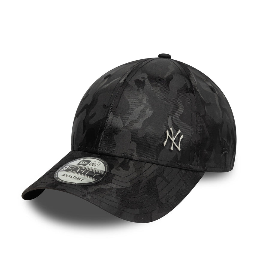 Cappellino dei New York Yankees, spilla impeccabile, New Era, 9FORTY, motivo mimetico, nero