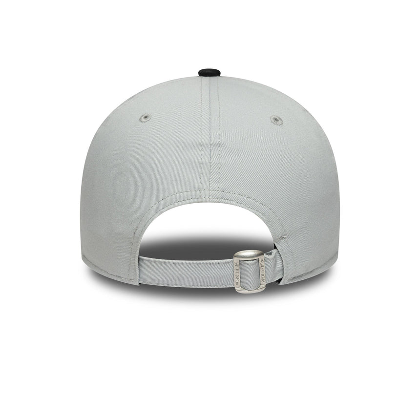 Cappellino Las Vegas Raiders, spilla bicolore, New Era, 9FORTY, patch laterale, nero-bianco