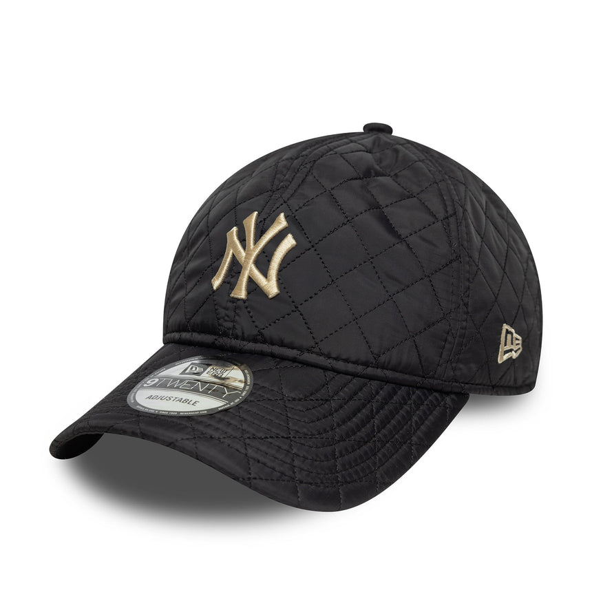 Cappellino dei New York Yankees, trapuntato, New Era, 9TWENTY, nero e grigio