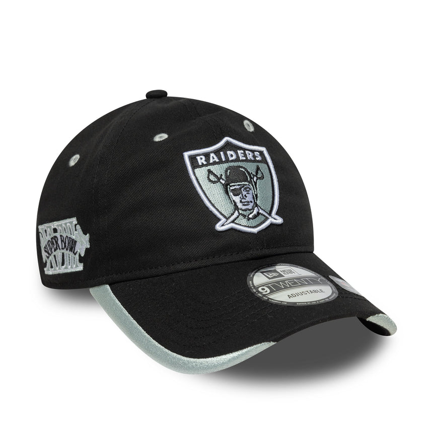 Cappellino Raiders di Las Vegas, NFL, New Era, 9TWENTY, nero