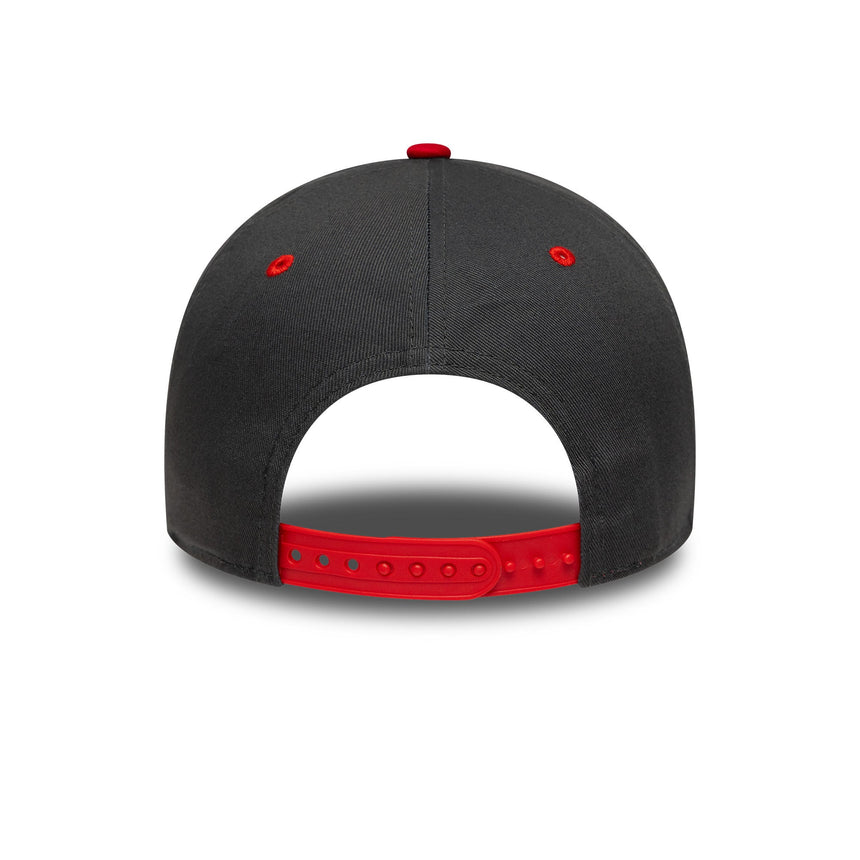 Cappellino Kansas City Chiefs, pin della squadra, New Era, 9TWENTY, tinta unita grigio