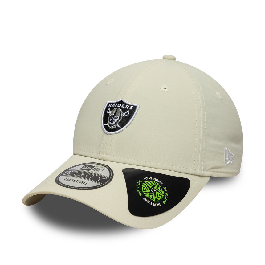 Cappellino dei Las Vegas Raiders, riciclato, 9FORTY, New Era, grigio