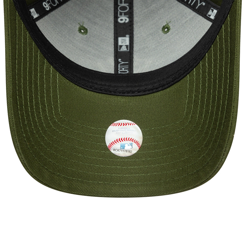 cappellino New York Yankees, tinta unita, New Era, 9FORTY, verde