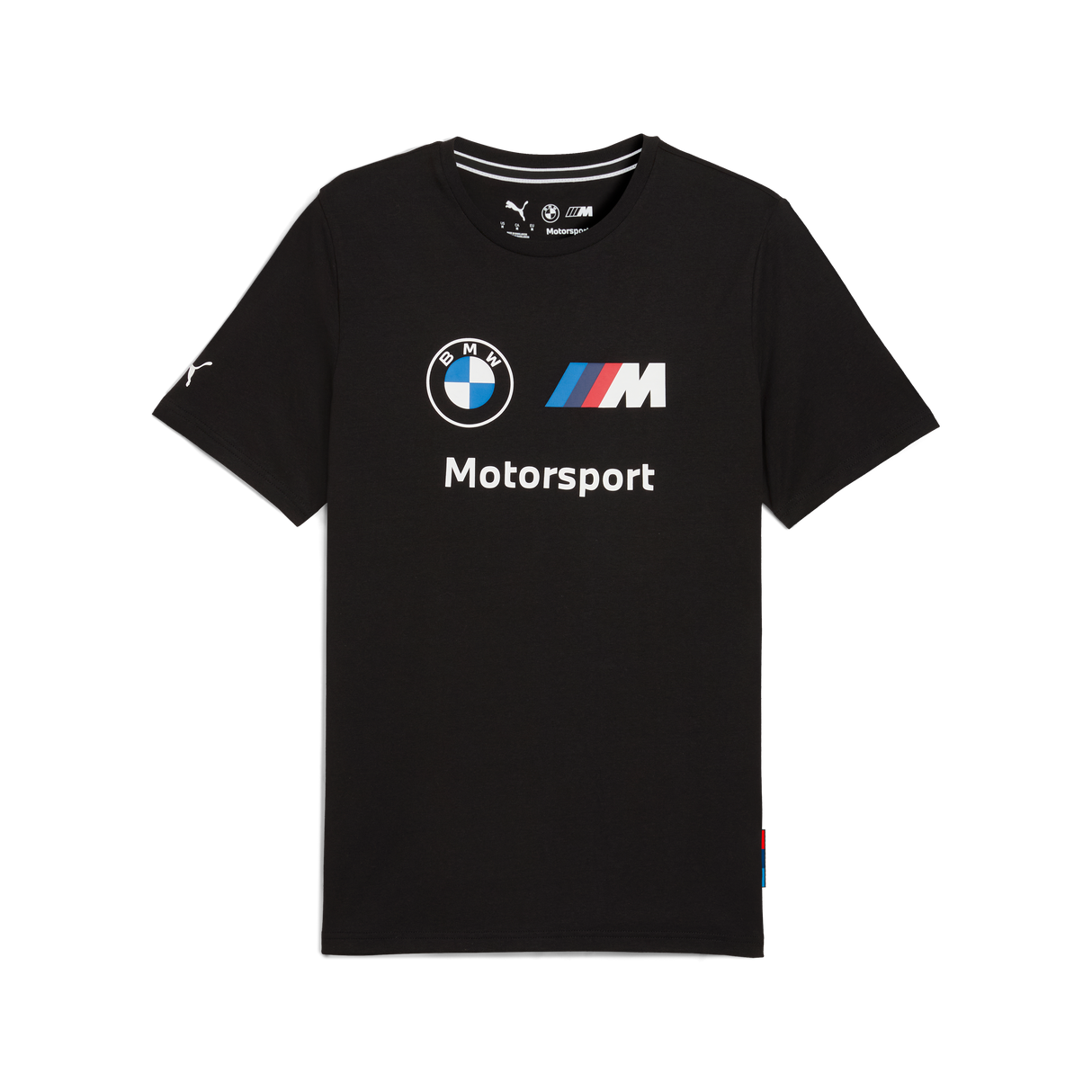 Maglietta con logo BMW, Puma, Essential, MMS, nera 🔥