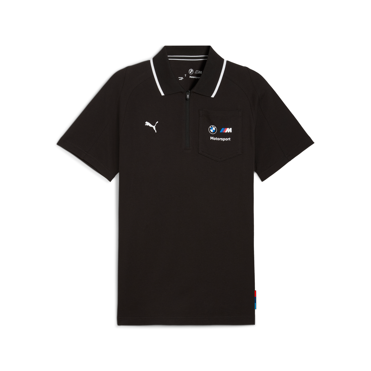 Polo zip BMW, Puma, MMS, nero 🔥