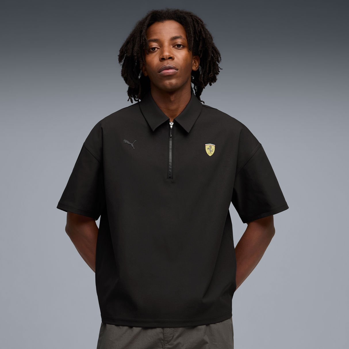 Polo Ferrari, Puma, premium, nero 🔥