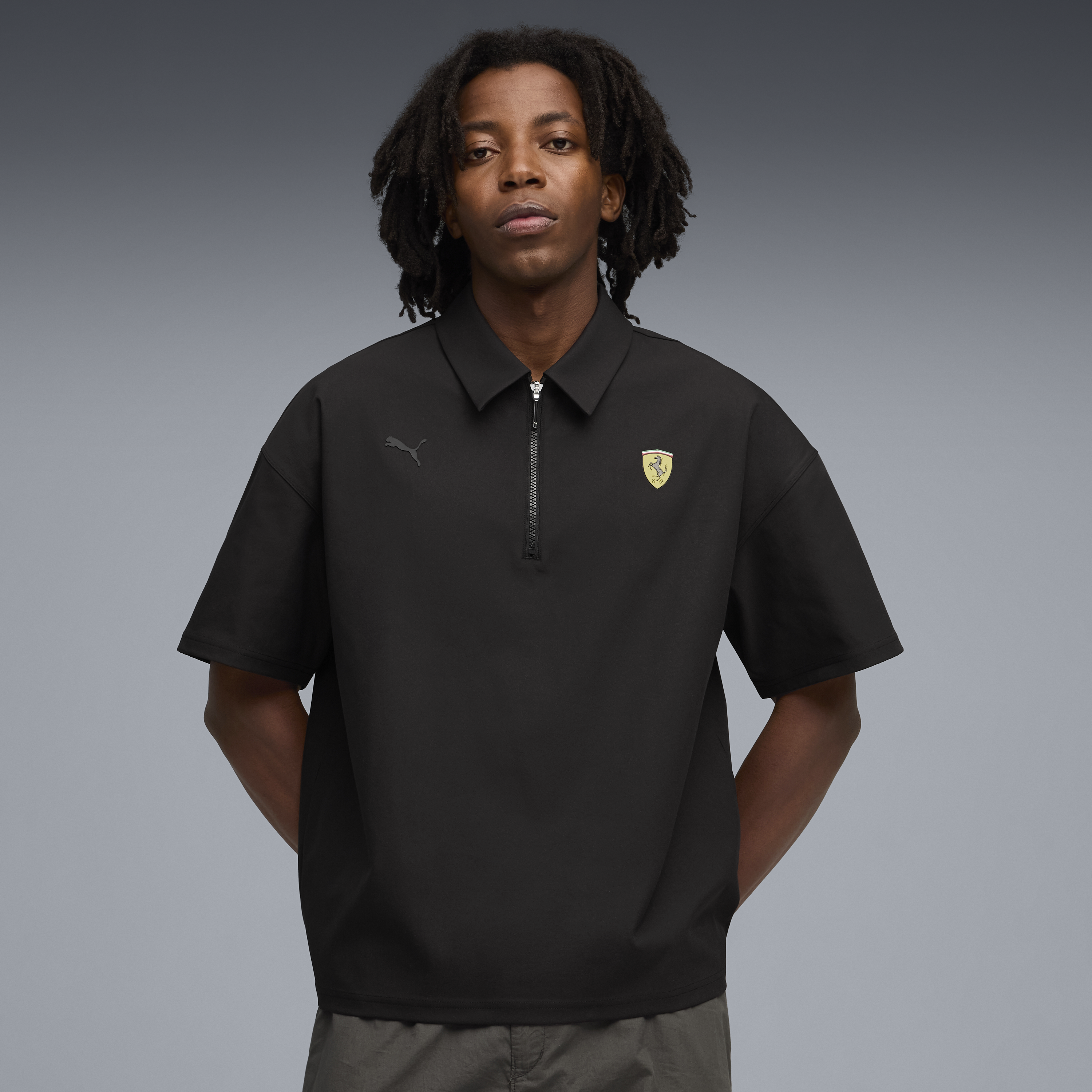 Polo Ferrari, Puma, premium, nero 🔥