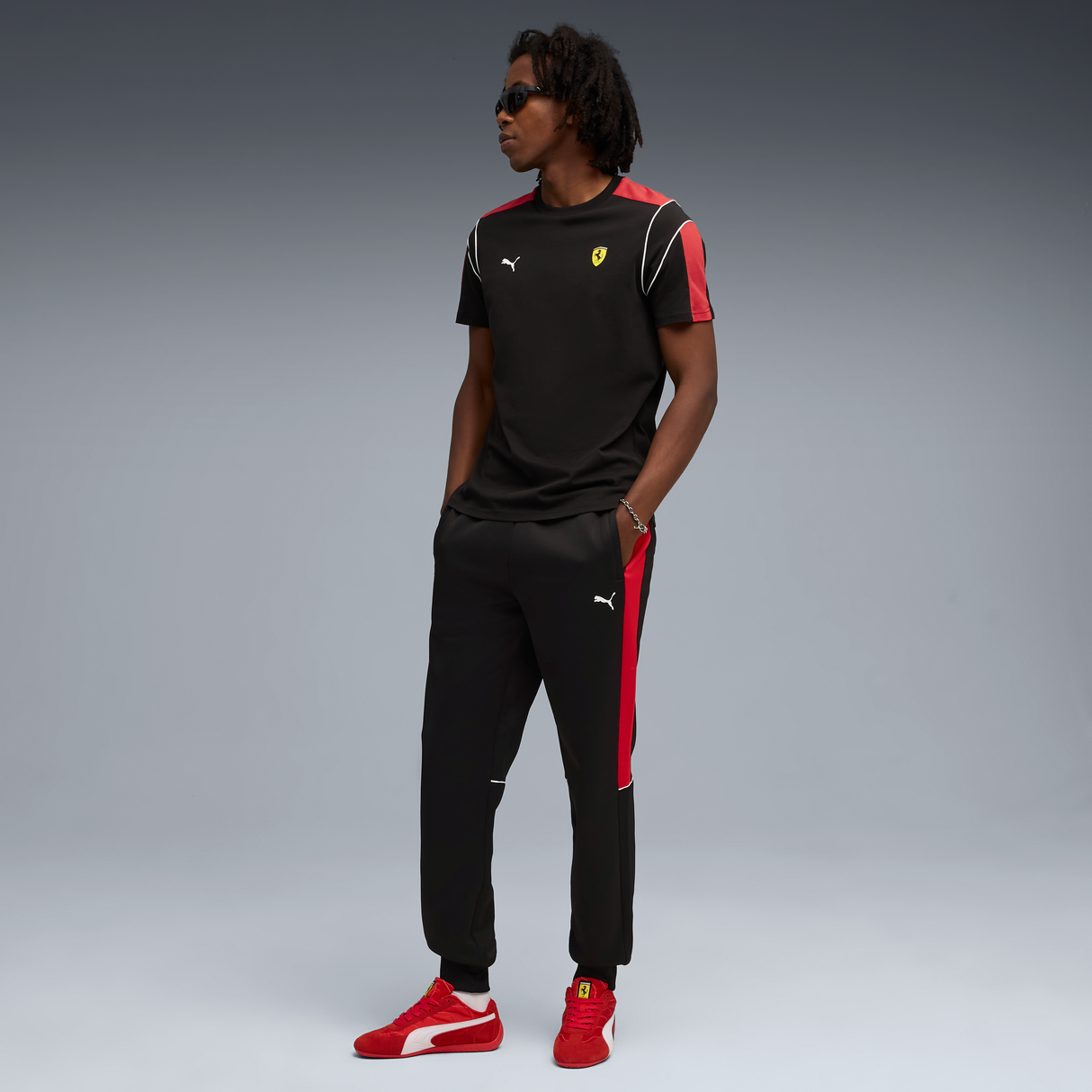 Maglietta Ferrari, Puma, MT7, nera 🔥