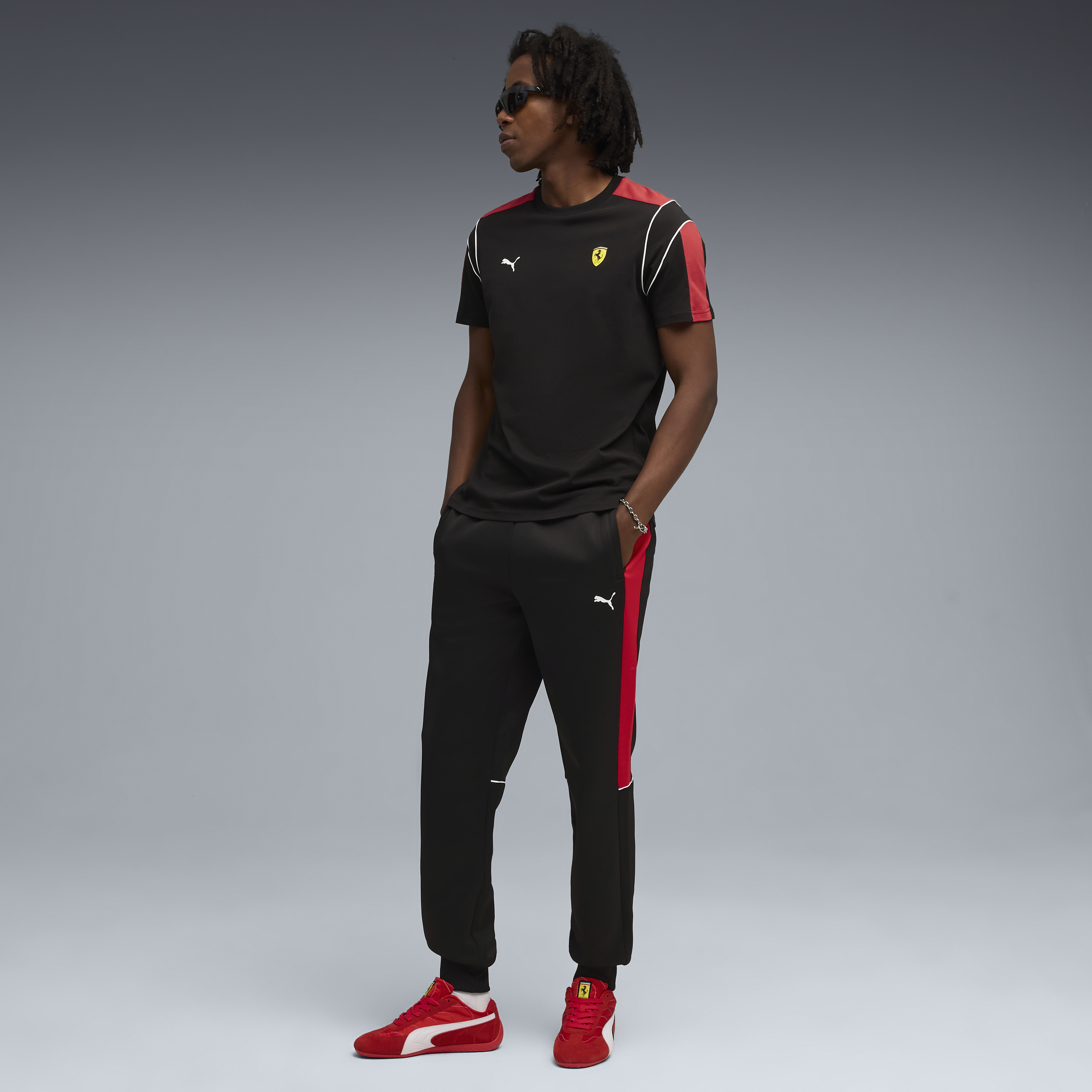Maglietta Ferrari, Puma, MT7, nera 🔥