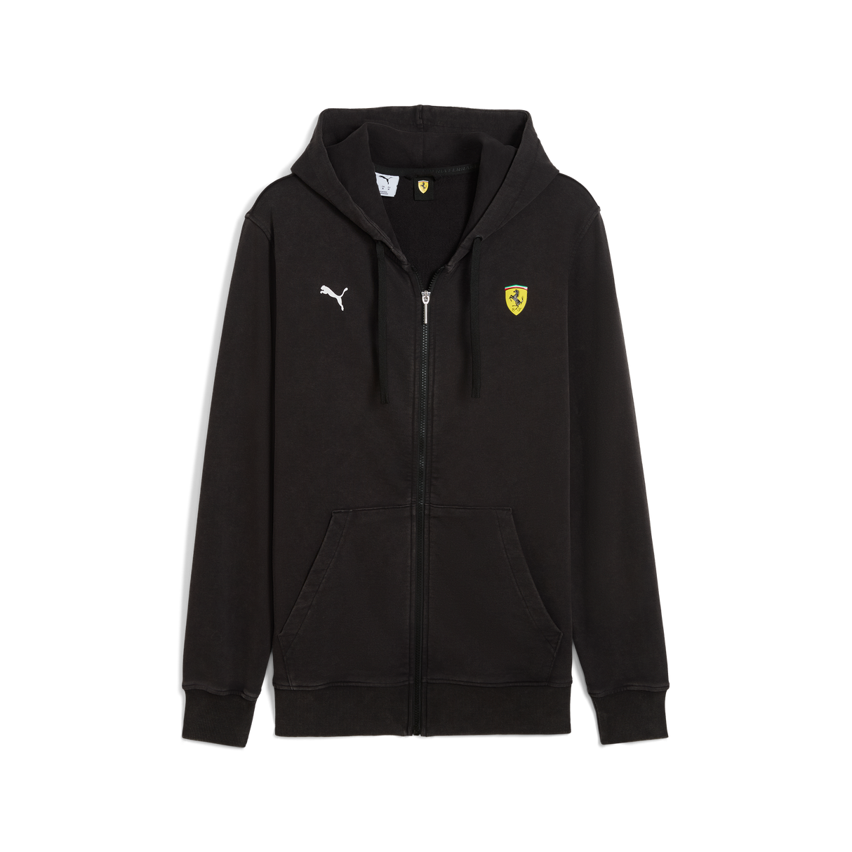 Felpa con zip Ferrari, Puma, nera 🔥