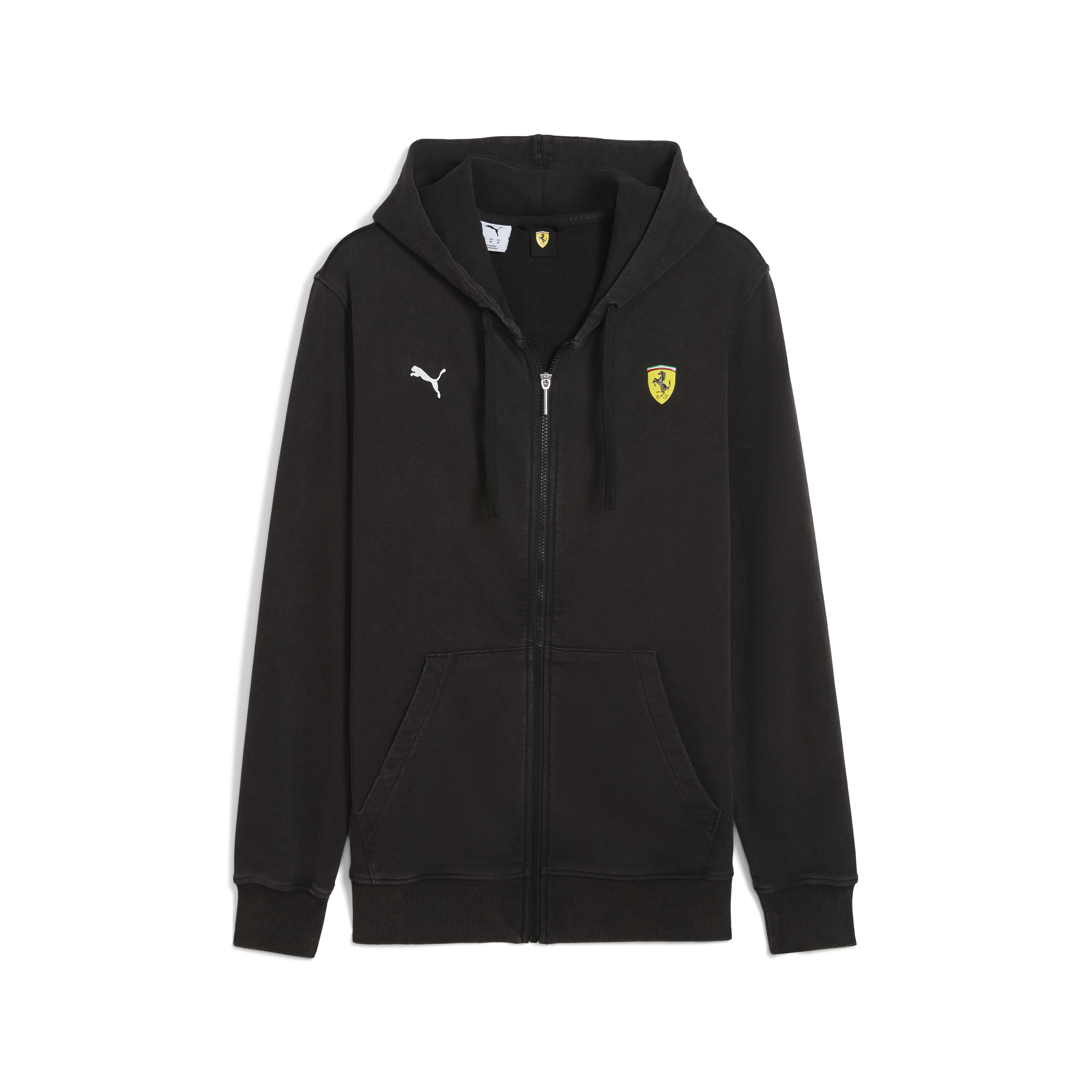Felpa con zip Ferrari, Puma, nera 🔥