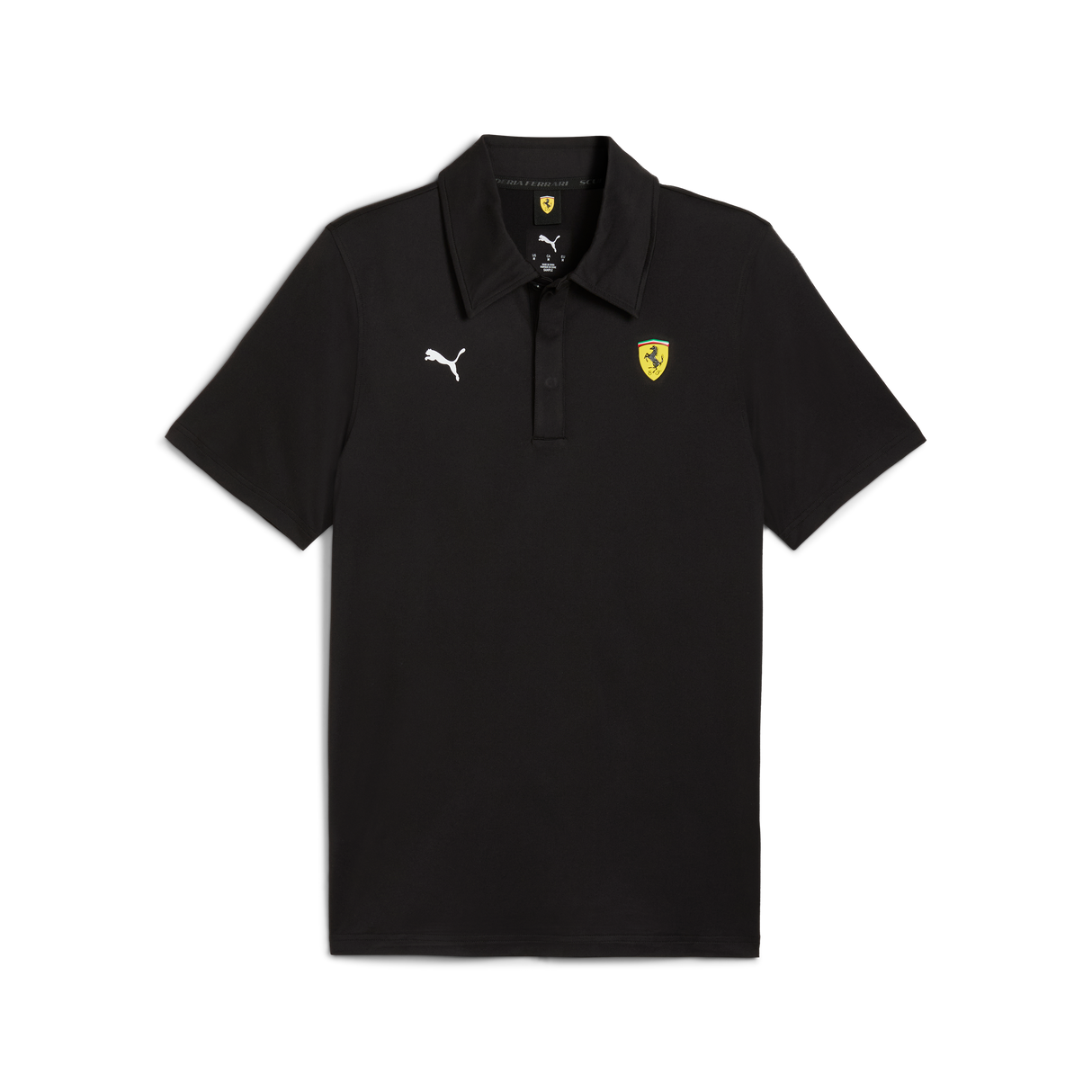 Polo Ferrari, Puma, abbigliamento sportivo cloudspun, nero 🔥