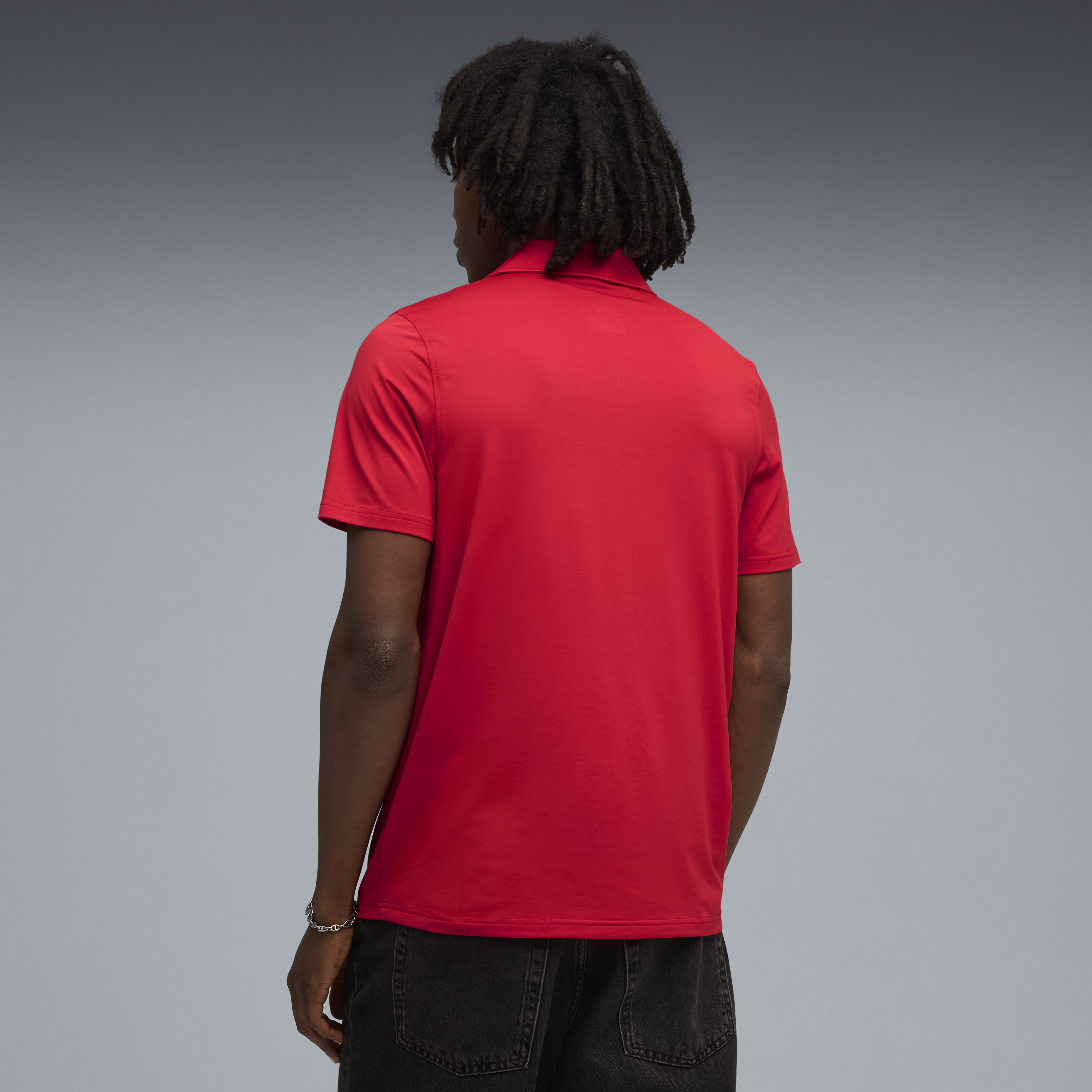 Polo Ferrari, Puma, abbigliamento sportivo cloudspun, rosso 🔥