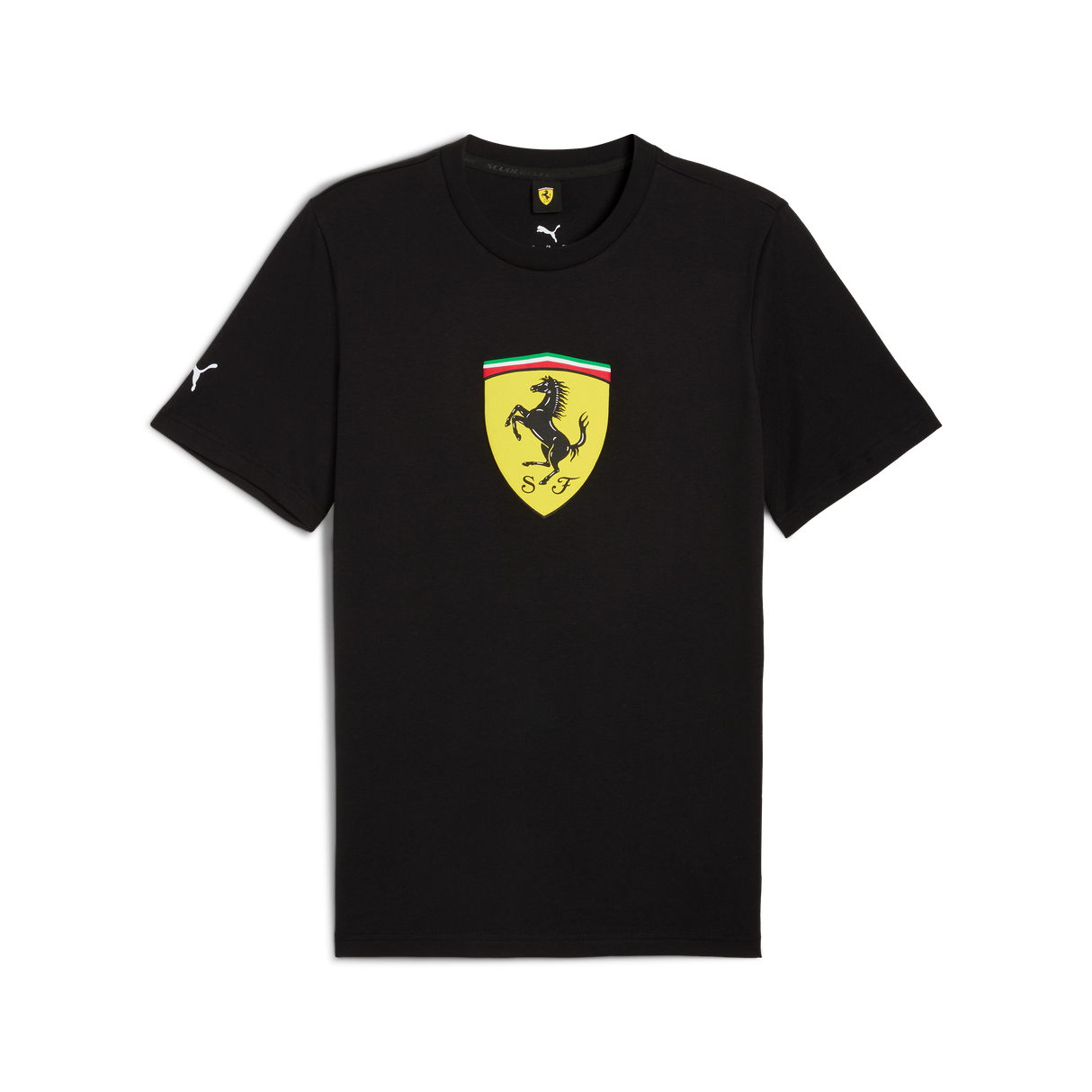 Maglietta Ferrari, Puma, abbigliamento sportivo, nera 🔥