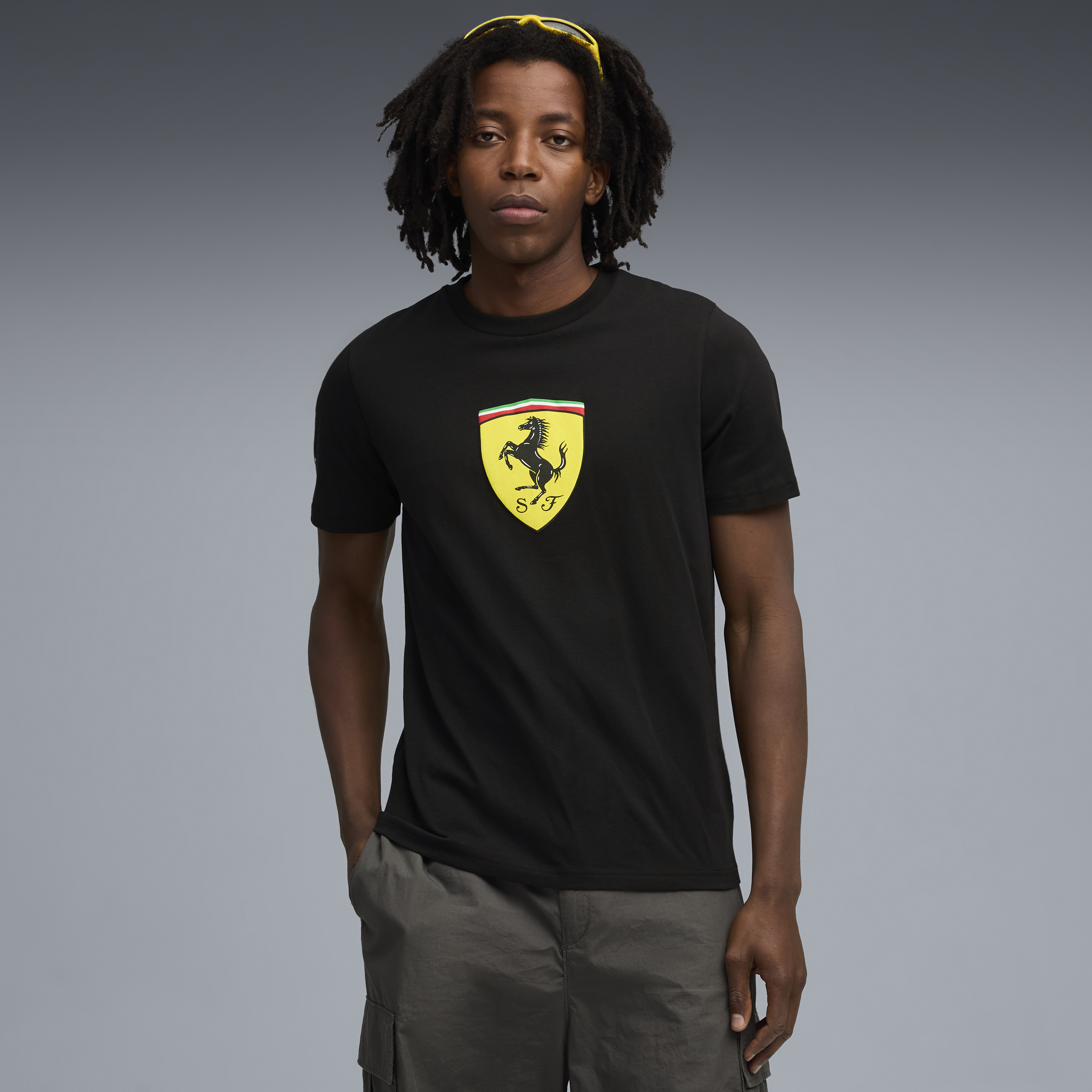 Maglietta Ferrari, Puma, abbigliamento sportivo, nera 🔥