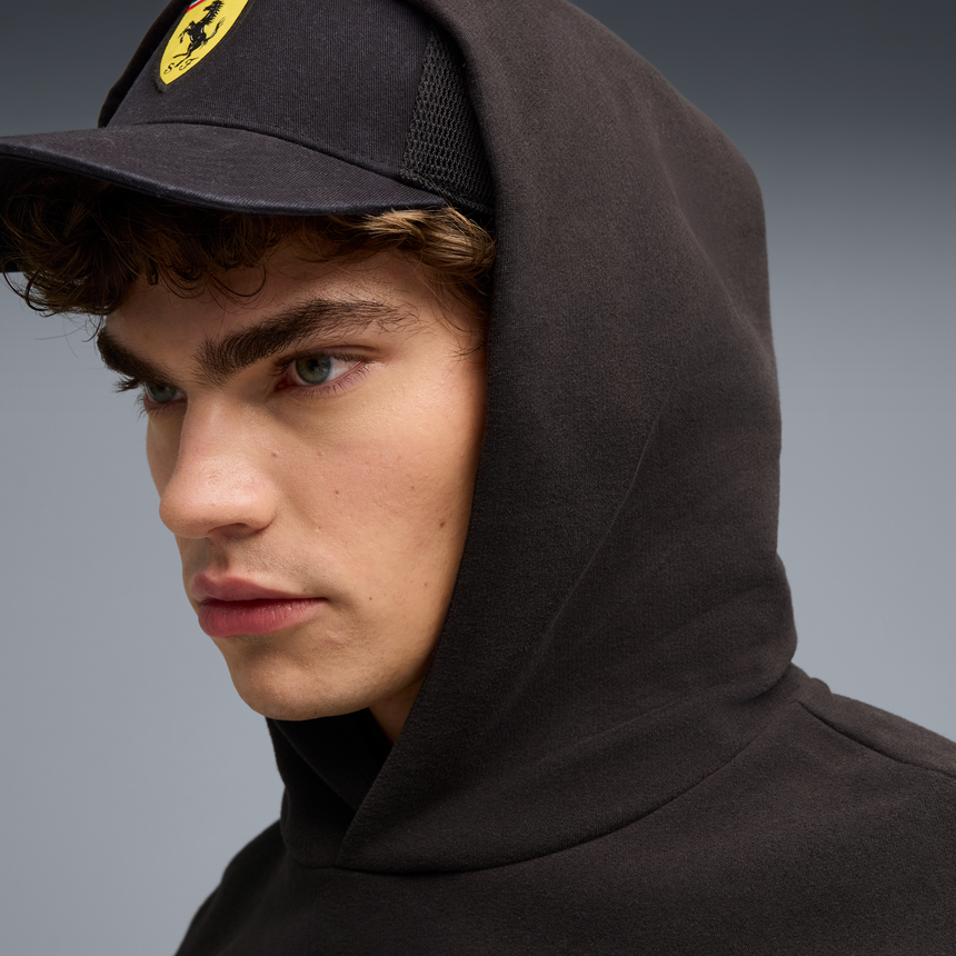 Felpa Ferrari, Puma, abbigliamento sportivo, logo scudetto, nero 🔥