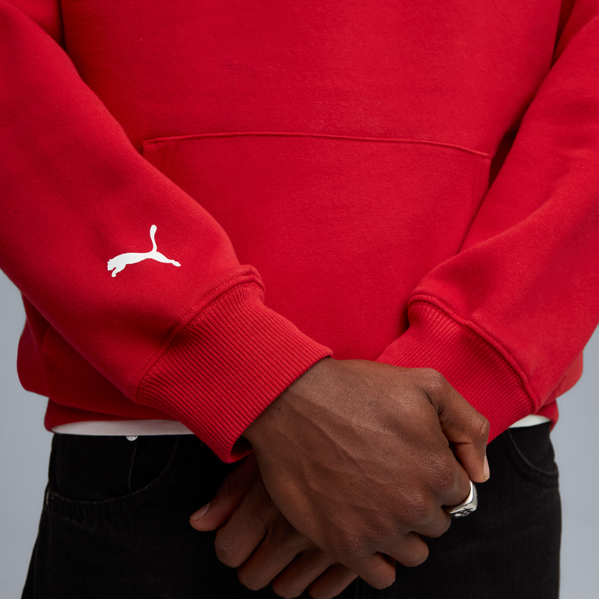 Felpa Ferrari, Puma, abbigliamento sportivo, logo scudetto, rosso 🔥