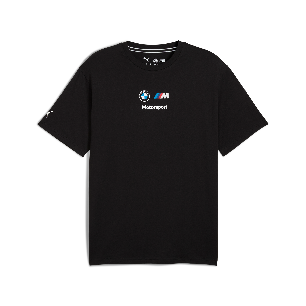 Maglietta BMW, Puma, MMS, logo BMW II, essential+, nera 🔥