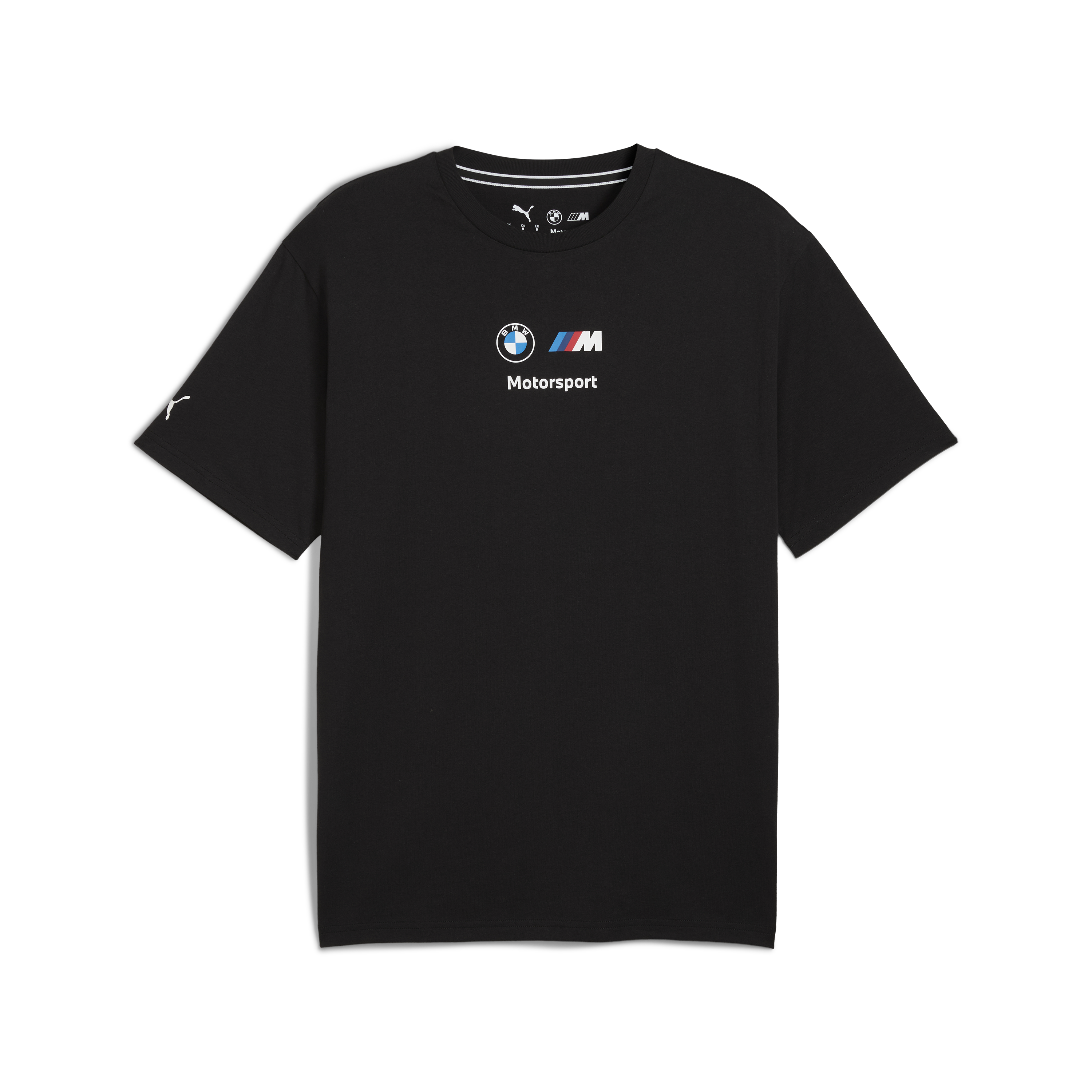 Maglietta BMW, Puma, MMS, logo BMW II, essential+, nera 🔥