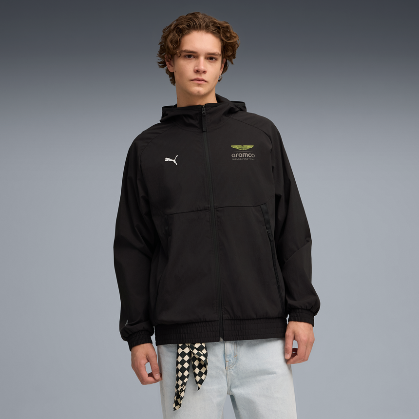 Giacca Aston Martin, Puma, Lifestyle, PUMATECH, nera 🔥