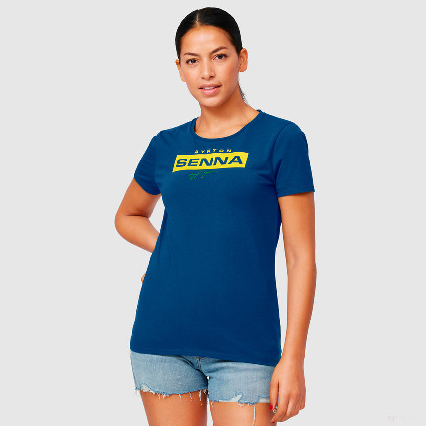 Ayrton Senna Logo Da donna Maglietta - FansBRANDS®