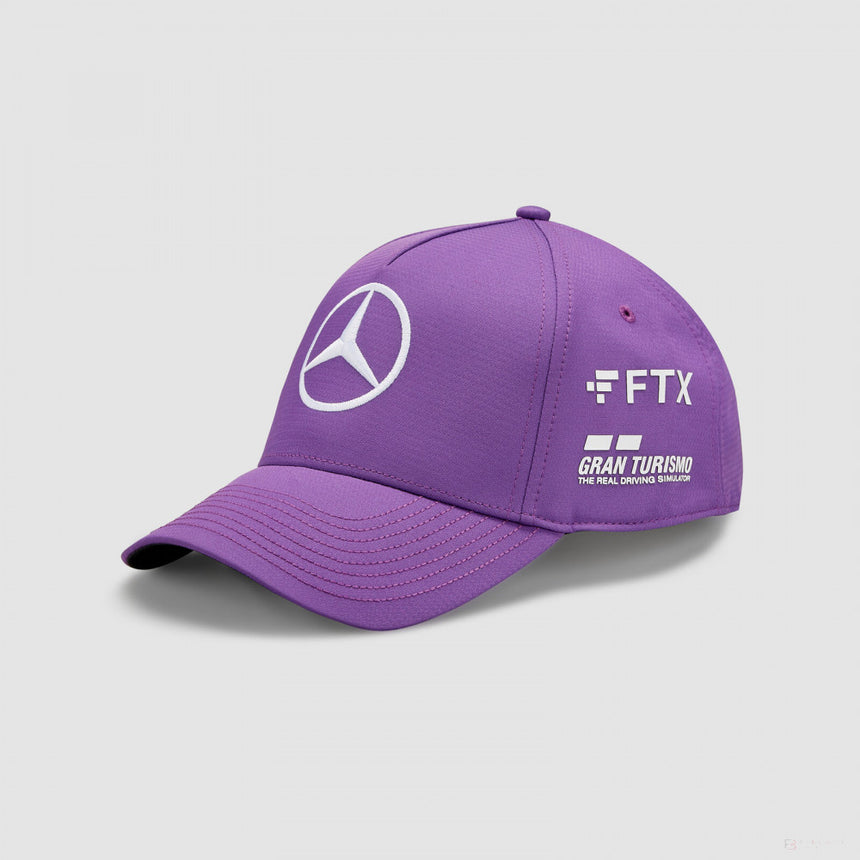 Mercedes Cappello da baseball, Lewis Hamilton, Bambino, Viola, 2022 - FansBRANDS®
