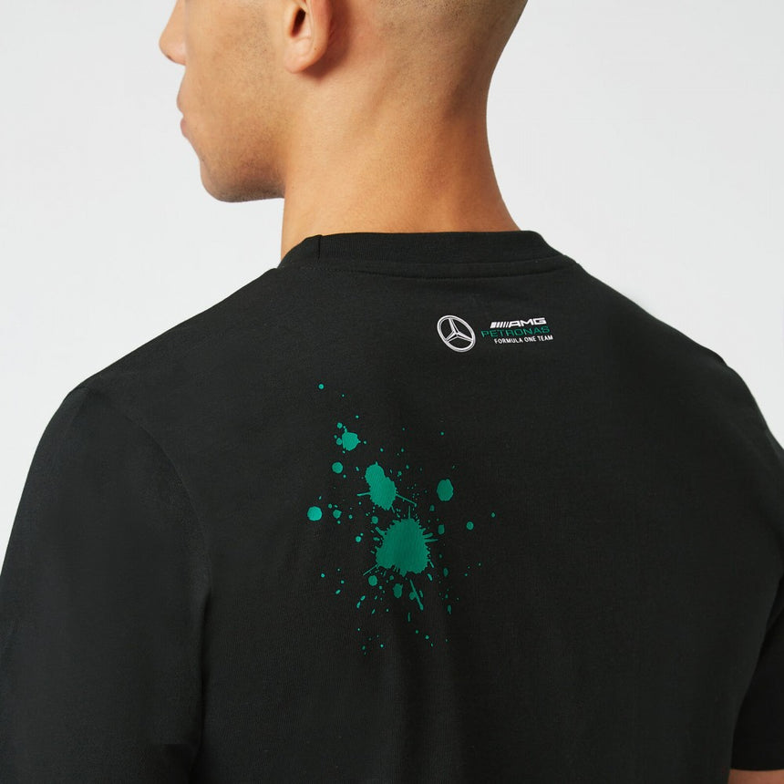 Mercedes George Russell Maglietta, GEORGE #63, Nero, 2022 - FansBRANDS®