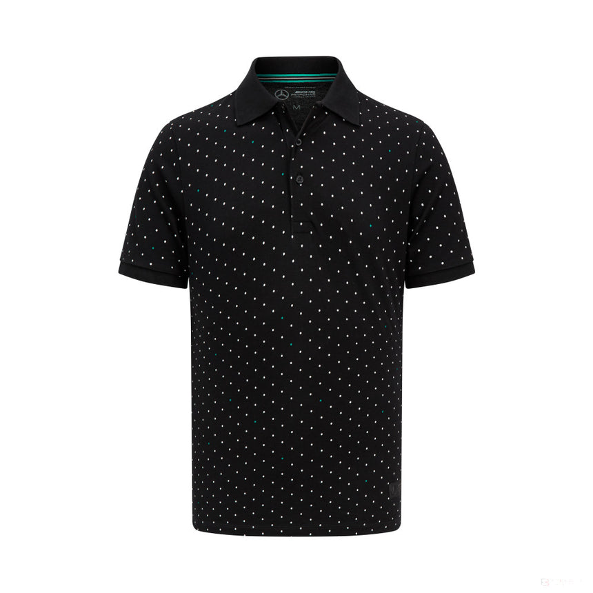 Mercedes polo, polka dot, black - FansBRANDS®
