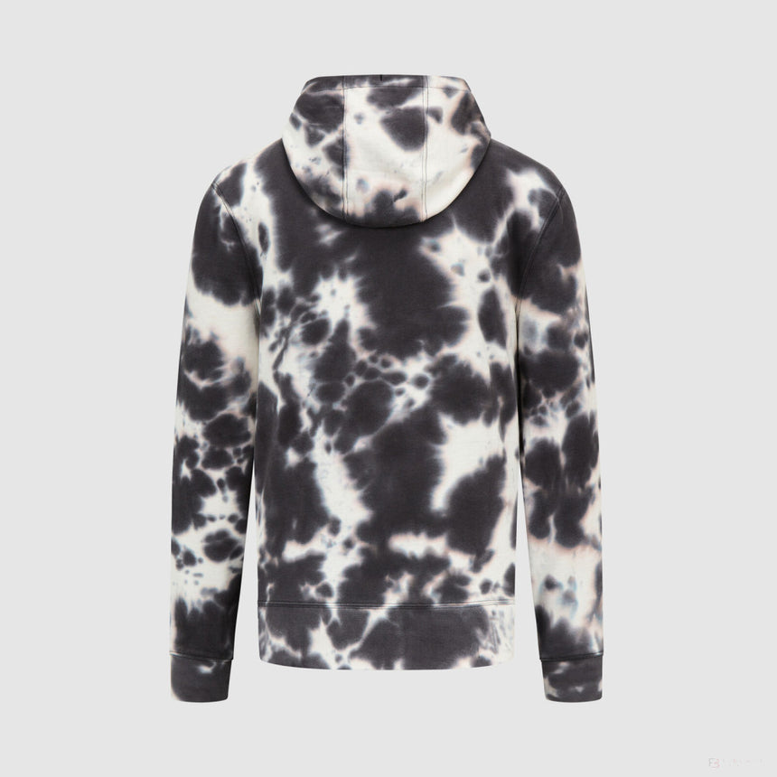 Mercedes sweatshirt, hooded, tie dye, grey - FansBRANDS®
