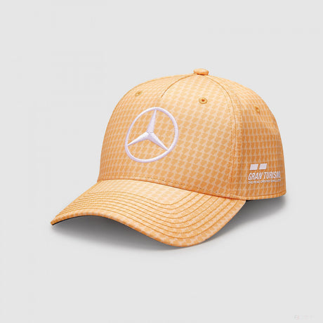 Mercedes baseball cap, Lewis Hamilton, peach, 2023 - FansBRANDS®