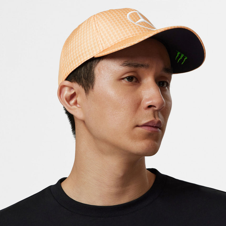 Mercedes baseball cap, Lewis Hamilton, peach, 2023 - FansBRANDS®