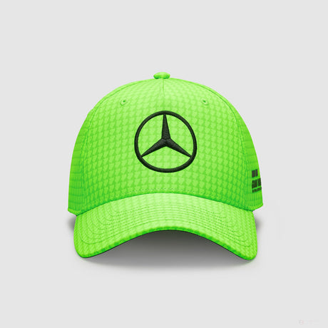 Mercedes baseball cap, Lewis Hamilton, kids, neon green, 2023 - FansBRANDS®
