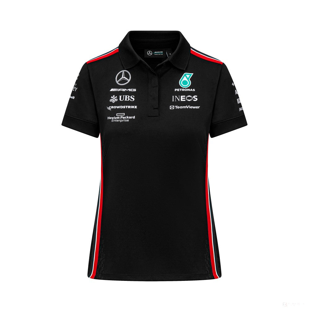 Mercedes polo, driver, team, women, black, 2023 - FansBRANDS®