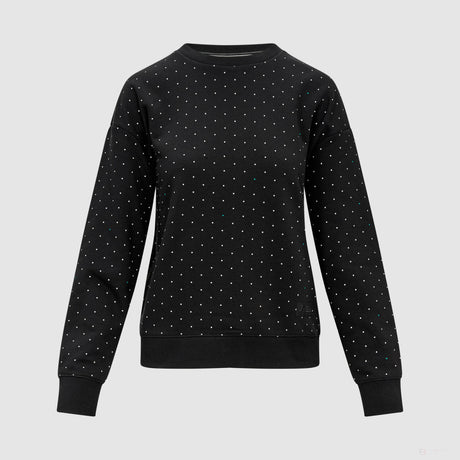 Mercedes sweatshirt, polka dot, women, black - FansBRANDS®