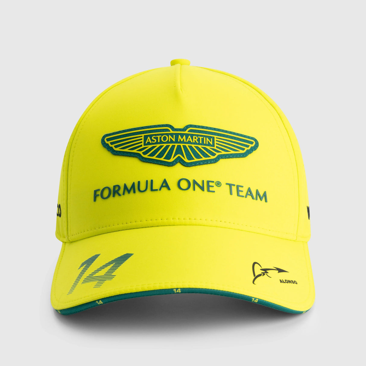 Aston Martin AMF1, Team, Cappellino, Fernando Alonso, Lime 🔥