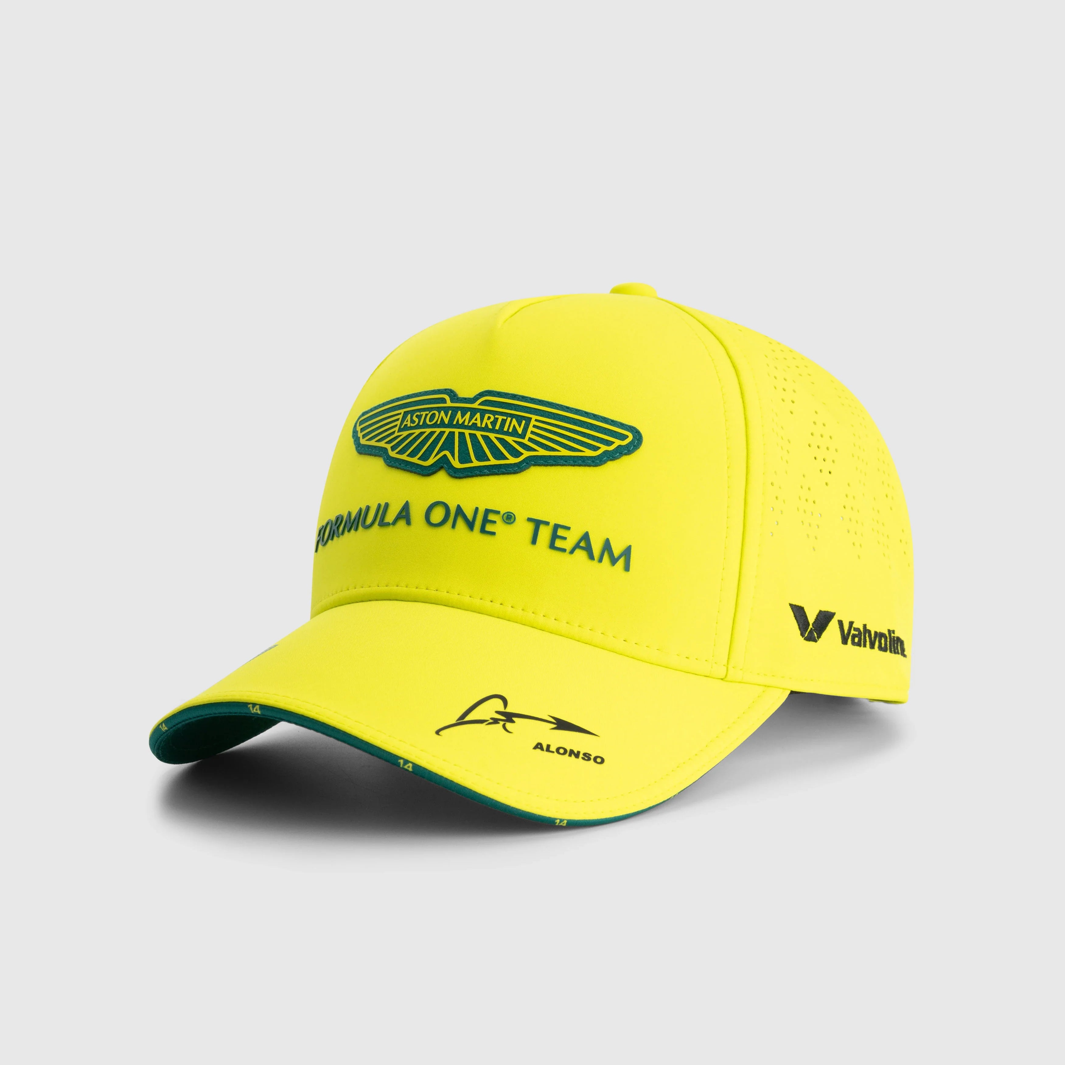 Aston Martin AMF1, Team, Cappellino, Fernando Alonso, Lime 🔥