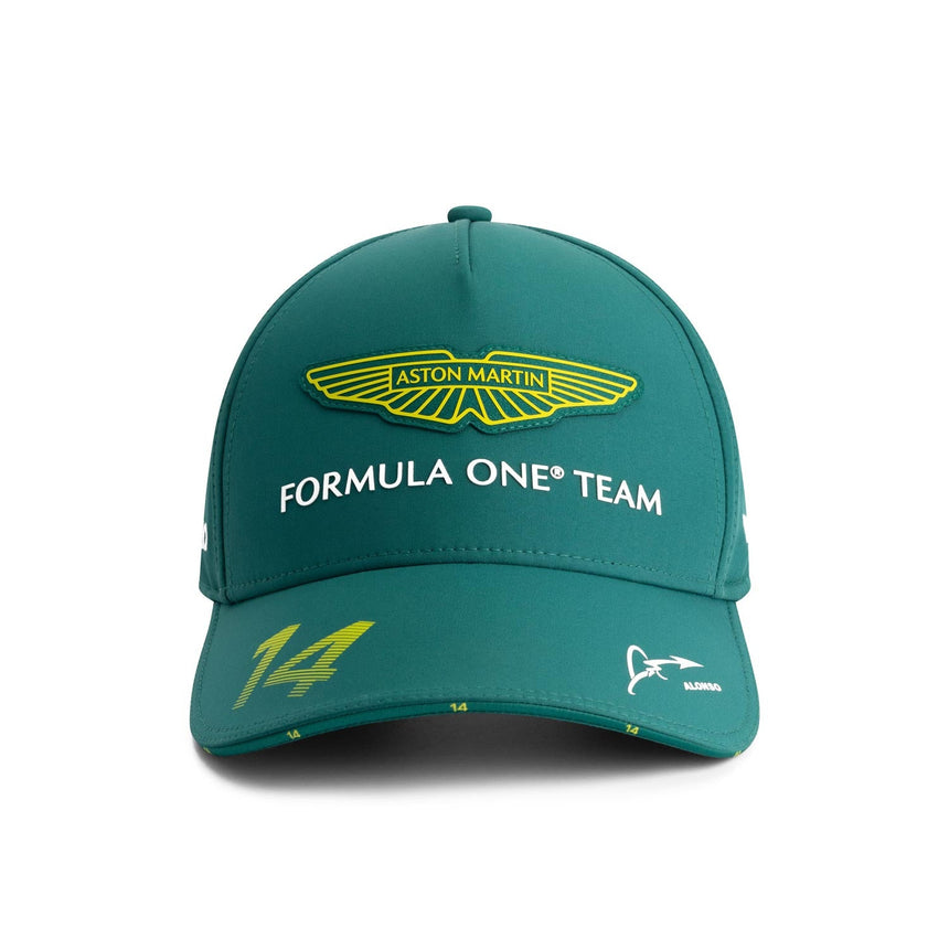 Cappellino Aston Martin, team, Fernando Alonso, per bambini, verde
