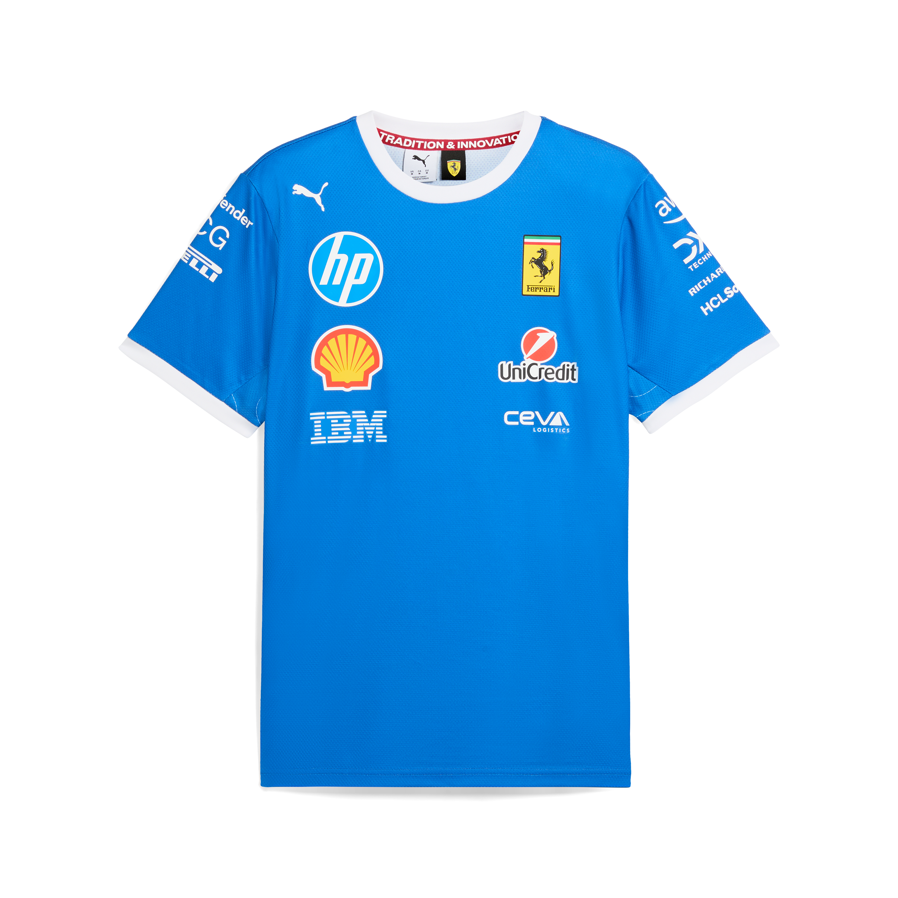 Maglietta Ferrari, team, edizione speciale Puma Monza, blu 🔥